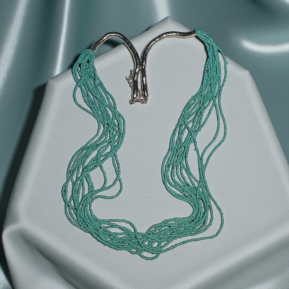 Vintage Turquoise Multi-Strand Necklace
